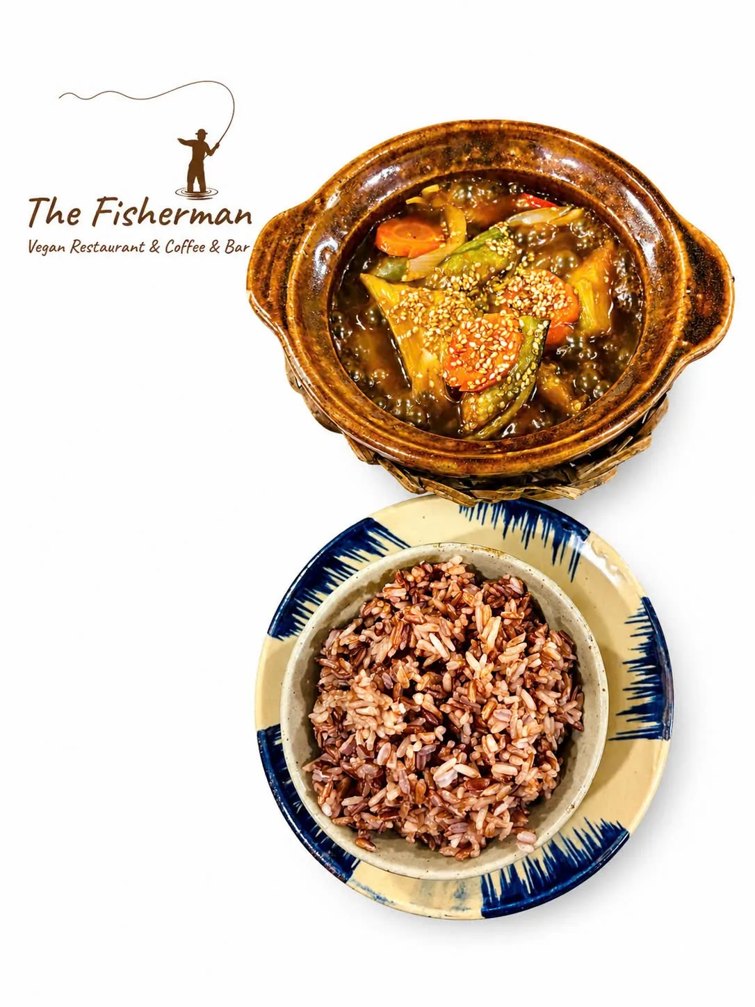 Braised eggplant in clay pot